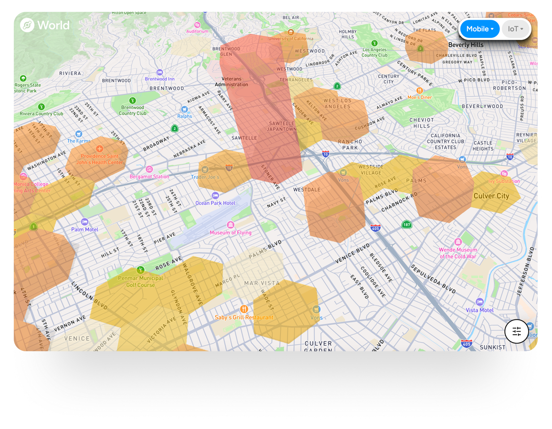 Map of Helium World: What the Helium community sees based on anonymized location data.