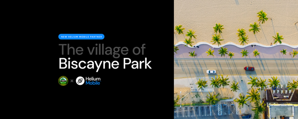 Village of Biscayne Park Partners With Helium Mobile