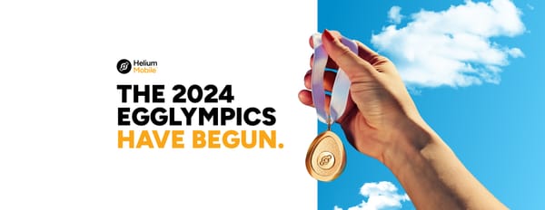 Egglympics 2024: Go for Gold with Helium Mobile