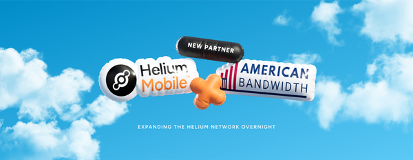 Partnering with Ameriband to Expand the Helium Network