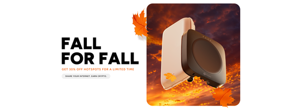 Falling for Fall 🍂: Get 30% Off Hotspots for a Limited Time!